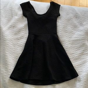 black dress, worn twice